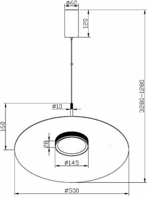 Подвесной светильник Maytoni Halo MOD041PL-L15W3K1 в Когалыме - kogalym.mebel24.online | фото 4