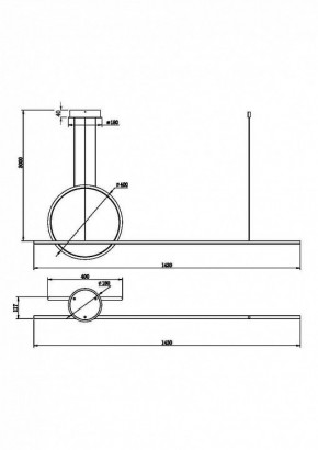 Подвесной светильник Maytoni Halo MOD247PL-L49BK в Когалыме - kogalym.mebel24.online | фото 2