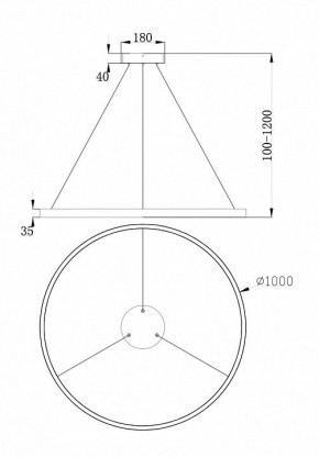 Подвесной светильник Maytoni Rim MOD058PL-L54W4K в Когалыме - kogalym.mebel24.online | фото 4