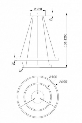 Подвесной светильник Maytoni Rim MOD058PL-L55W4K в Когалыме - kogalym.mebel24.online | фото 7