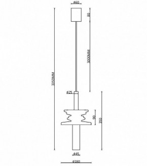 Подвесной светильник Maytoni Sound Wave MOD255PL-01B4 в Когалыме - kogalym.mebel24.online | фото 4