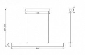 Подвесной светильник Maytoni Step P010PL-L30G3K в Когалыме - kogalym.mebel24.online | фото 4