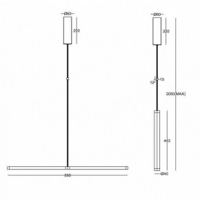 Подвесной светильник Maytoni Supersymmetry P096PL-L11WK в Когалыме - kogalym.mebel24.online | фото 8