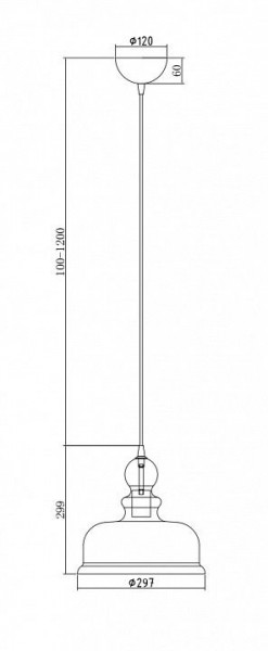 Подвесной светильник Maytoni Tone P001PL-01BZ в Когалыме - kogalym.mebel24.online | фото 4