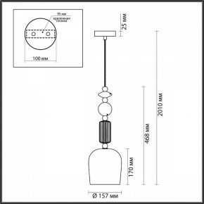 Подвесной светильник Odeon Light Candy 4861/1 в Когалыме - kogalym.mebel24.online | фото 7