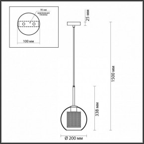 Подвесной светильник Odeon Light Clocky 4939/1 в Когалыме - kogalym.mebel24.online | фото 4