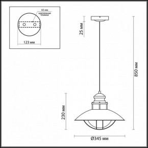 Подвесной светильник Odeon Light Dante 4164/1 в Когалыме - kogalym.mebel24.online | фото 3