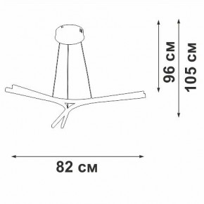 Подвесной светильник Vitaluce V2708 V2708-9/3S в Когалыме - kogalym.mebel24.online | фото 3