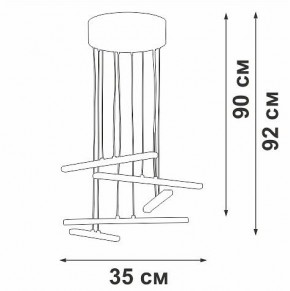 Подвесной светильник Vitaluce V3046 V3046-0/5S в Когалыме - kogalym.mebel24.online | фото 5