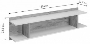Полка навесная Альба в Когалыме - kogalym.mebel24.online | фото 7