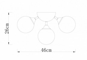 Потолочная люстра Arte Lamp Fobos A2704PL-5SG в Когалыме - kogalym.mebel24.online | фото 3