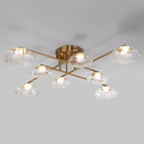 Потолочная люстра Eurosvet Ripple 50389 LED латунь в Когалыме - kogalym.mebel24.online | фото