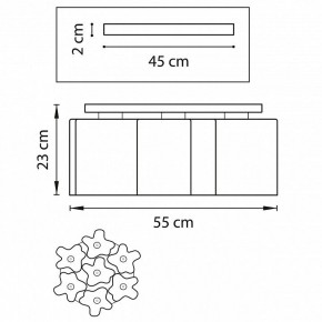 Потолочная люстра Lightstar Nubi 802073 в Когалыме - kogalym.mebel24.online | фото 2