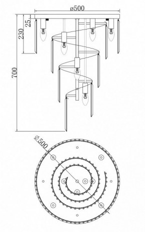 Потолочная люстра Maytoni Louis RC007CL-08CH в Когалыме - kogalym.mebel24.online | фото 3