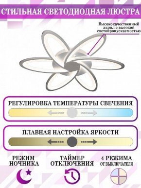 Потолочная люстра Natali Kovaltseva Smart home LED LAMPS 81217 в Когалыме - kogalym.mebel24.online | фото 5
