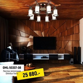 Потолочная люстра Omnilux Ferro OML-50307-08 в Когалыме - kogalym.mebel24.online | фото 2