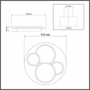 Потолочная люстра Sonex Pine 7734/60L в Когалыме - kogalym.mebel24.online | фото 9