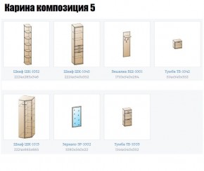 Прихожая Карина (модульная) в Когалыме - kogalym.mebel24.online | фото 2