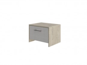 PROxSON Тумба Varna (ЛДСП+ткань Бунратти/Savana Milk (молочный)) 51x40 в Когалыме - kogalym.mebel24.online | фото