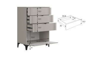РИЧ Гостиная (модульная) кашемир в Когалыме - kogalym.mebel24.online | фото 6