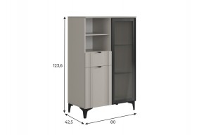 РИЧ Комод 2 со стеклом в Когалыме - kogalym.mebel24.online | фото 2