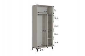 РИЧ Шкаф двухдверный в Когалыме - kogalym.mebel24.online | фото 3