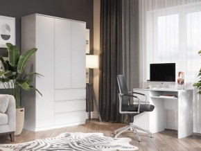 Шкаф 3-ств. с 3 ящиками "Бьянко" в Когалыме - kogalym.mebel24.online | фото 4