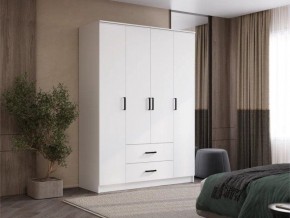 Шкаф 4-х створчатый Титан (белый) в Когалыме - kogalym.mebel24.online | фото 5