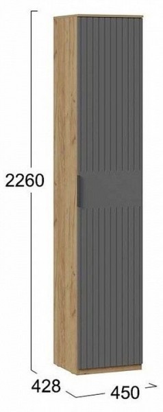 Шкаф для белья Хилтон Исп. 2 в Когалыме - kogalym.mebel24.online | фото 5