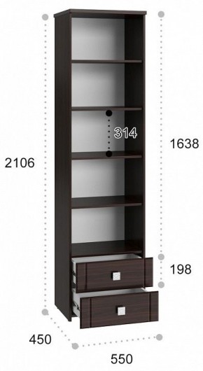 Шкаф для белья Изабель ИЗ-63К в Когалыме - kogalym.mebel24.online | фото 3