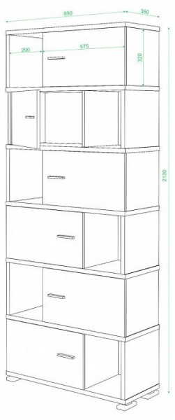 Шкаф комбинированный Домино СБ-30/6 в Когалыме - kogalym.mebel24.online | фото 2