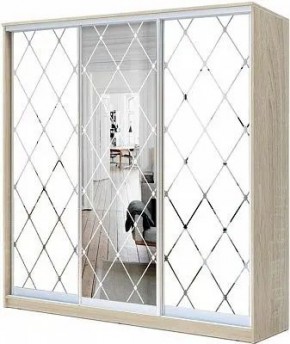 Шкаф-купе ХИТ 22-18-666 РОМБ БОЛЬШОЙ МАТОВЫЙ в Когалыме - kogalym.mebel24.online | фото