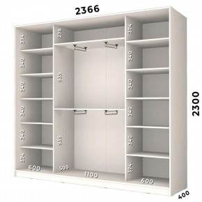 Шкаф-купе ХИТ 23-4-24/2-5555 (420) в Когалыме - kogalym.mebel24.online | фото 2