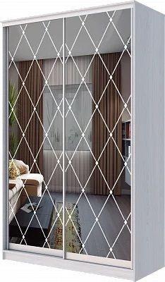 Шкаф-купе ХИТ 24-4-12-66 РОМБ БОЛЬШОЙ в Когалыме - kogalym.mebel24.online | фото