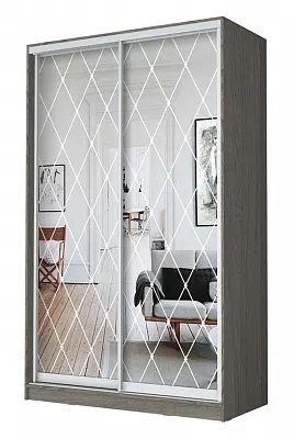 Шкаф-купе ХИТ 24-4-17-66 РОМБ БОЛЬШОЙ в Когалыме - kogalym.mebel24.online | фото