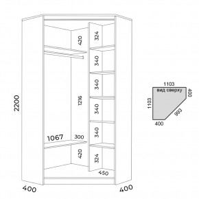 Шкаф-купе ХИТ-У-22-4-77 в Когалыме - kogalym.mebel24.online | фото 2