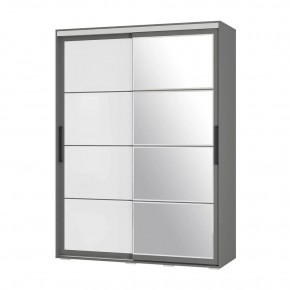 Шкаф-купе Крафт-6 1.6 м ШКК-06 (графит) в Когалыме - kogalym.mebel24.online | фото 3