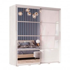 Шкаф-купе Крафт-6 1.6 м ШКК-06 (ясень белый) в Когалыме - kogalym.mebel24.online | фото 3