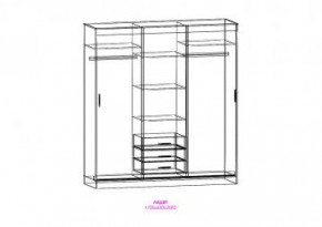 Шкаф-купе Лидер 1М-К в Когалыме - kogalym.mebel24.online | фото 2