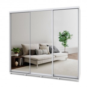 МАРТИН Шкаф-купе с зеркалами Анкор светлый (2400*600) М643 в Когалыме - kogalym.mebel24.online | фото