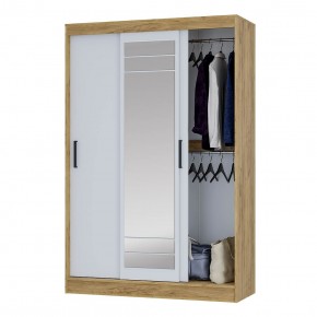 Шкаф-купе Тео ШКК-02 (крафт/белый) в Когалыме - kogalym.mebel24.online | фото 3