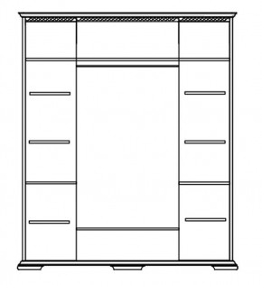 Шкаф Лика с зеркалом (ММ 137-01/04) в Когалыме - kogalym.mebel24.online | фото 4