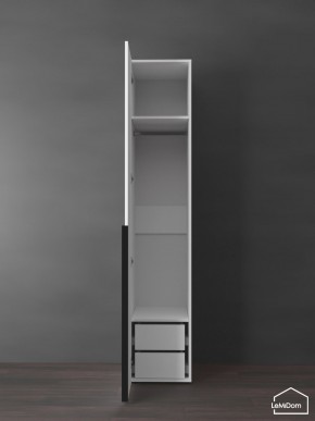 Шкаф Linnea MHR-1-3 2050х400х510 (Белый-М 11.1.1) в Когалыме - kogalym.mebel24.online | фото 6