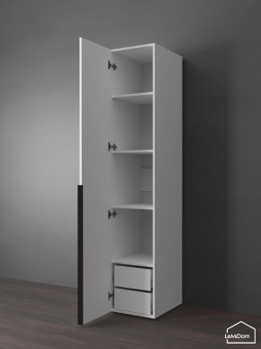 Шкаф Linnea MHR-1-3 2050х400х510 (Белый-М 11.1.2) в Когалыме - kogalym.mebel24.online | фото 5