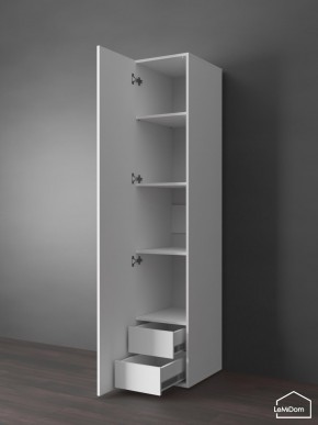 Шкаф Linnea MHR-1PO-4 2050х400х510 (Белый-М 11.1.2) в Когалыме - kogalym.mebel24.online | фото 4