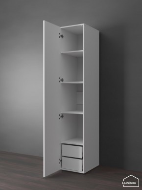 Шкаф Linnea MHR-1PO-4 2050х400х510 (Белый-М 11.1.2) в Когалыме - kogalym.mebel24.online | фото 5