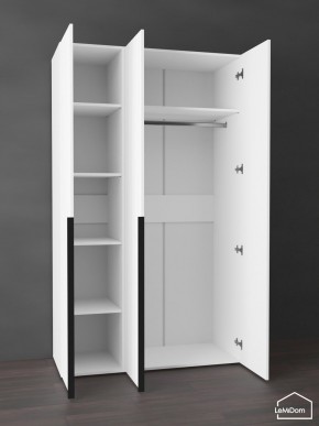Шкаф Linnea MHR-3-1 2050х1200х510 (Белый-М 11.1.2) в Когалыме - kogalym.mebel24.online | фото 4