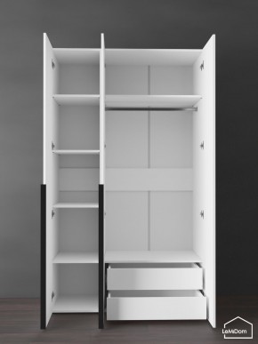 Шкаф Linnea MHR-3-2 2050х1200х510 (Белый-М 11.1.2) в Когалыме - kogalym.mebel24.online | фото 6