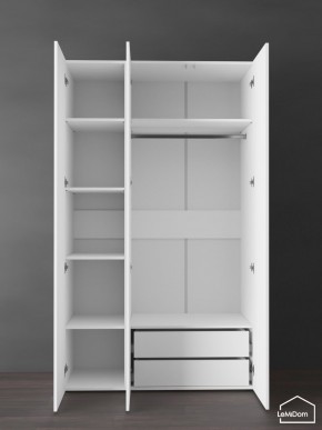 Шкаф Linnea MHR-3PO-2 2050х1200х510 (Белый-М 11.1.1) в Когалыме - kogalym.mebel24.online | фото 6