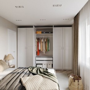 Шкаф МАКС двухдверный, цвет белый в Когалыме - kogalym.mebel24.online | фото 4